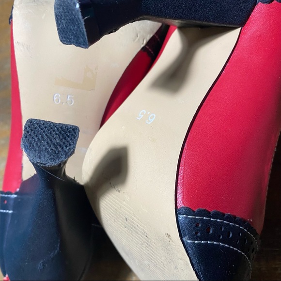 Kitten D’Amore Sexy Siren Veronique dark red Heels 6.5 - Picture 4 of 9